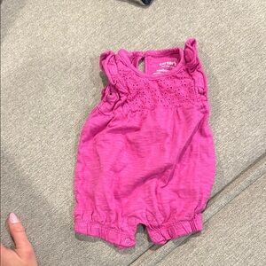 Carter's Pink Baby Romper